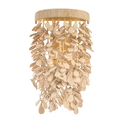 Corbett Lighting Naxos Wall Sconce Vintage Gold Leaf In Neutral