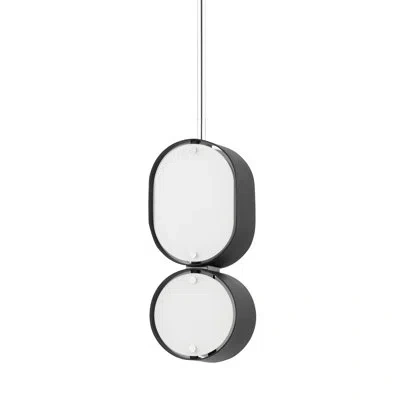 Corbett Lighting Opal 2 Light Pendant In Black