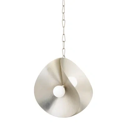 Corbett Lighting Peony 4 Light Pendant In Warm Silver Leaf