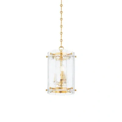 Corbett Lighting Rio 3 Light Lantern In Vintage Polished Brass