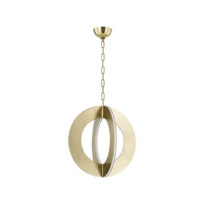 Corbett Lighting Samos Pendant In Vintage Brass