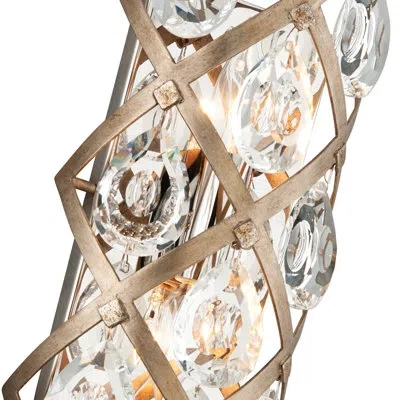 Corbett Lighting Tiara 2-light Wall Sconce In Vienna Bronze;bronze De Vienne