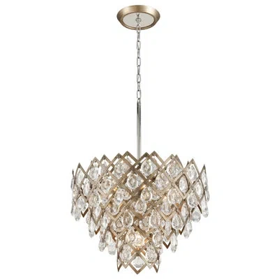 Corbett Lighting Tiara 7 - Light Unique / Statement Tiered Chandelier In Vienna Bronze