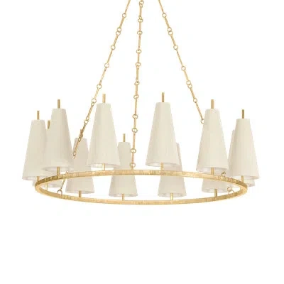 Corbett Lighting Tirana Chandelier In Vintage Gold Leaf