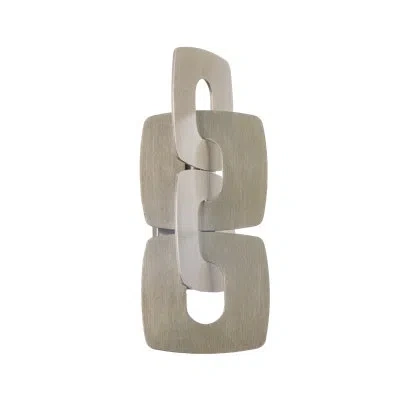 Corbett Lighting Trentino Wall Sconce In Stria Leaf In Silver
