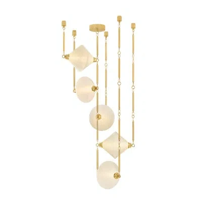 Corbett Lighting Tuscany Bath And Vanity In Antique Brass