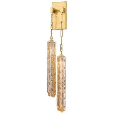 Corbett Malaga Wall Sconce 6.25 Inch In Vintage Brass