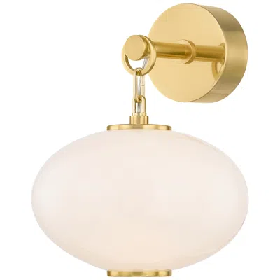 Corbett Nephele Wall Sconce 10 Inch In Vintage Polished Brass