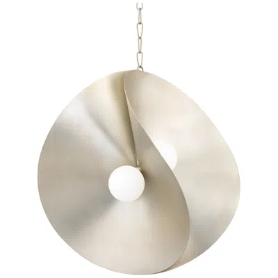 Corbett Peony 30" Wide Warm Silver Pendant Light