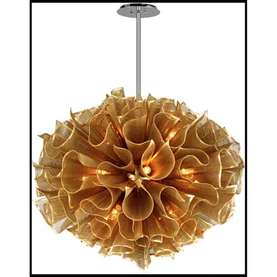 Corbett Pulse - 37" Pendant - Gold Leaf Finish