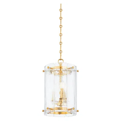 Corbett Rio 10 1/4" Wide Vintage Polished Brass Mini Pendant