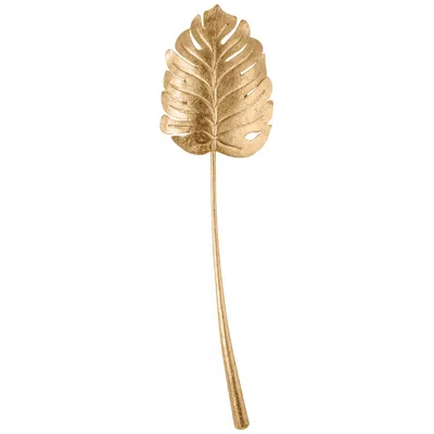 Corbett Seychelles 42" High Vintage Gold Leaf Wall Sconce