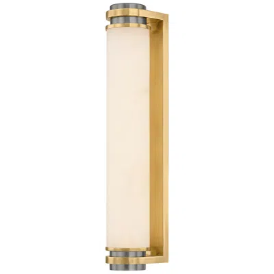 Corbett Sorrento Wall Sconce 17 Inch In Vintage Brass/vintage Pewter