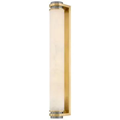Corbett Sorrento Wall Sconce 22 Inch In Vintage Brass/vintage Pewter
