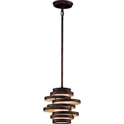 Corbett Vertigo 9 1/4" Wide Dual-tone Bronze Mini Pendant