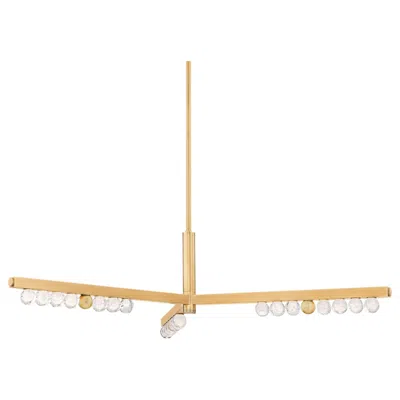 Corbett -standard Annecy 50.5 In. Vintage Brass Chandelier