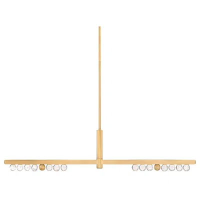 Corbett -standard Annecy 6.25 In. Vintage Brass Linear