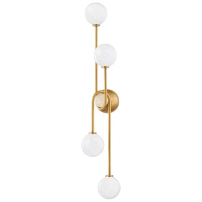 Corbett -standard Astro 6.75 In. Vintage Brass Wall Sconce