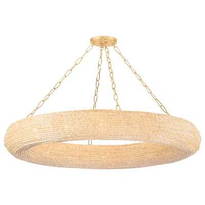 Corbett -standard Lure 50 In. Vintage Gold Leaf Chandelier
