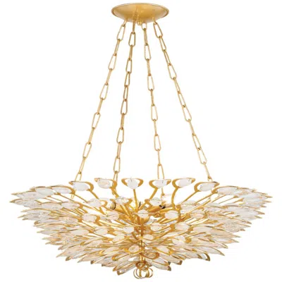 Corbett -standard Vittoria 32 In. Gold Leaf Chandelier