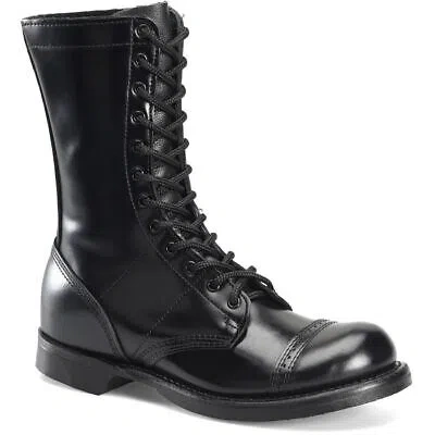 Pre-owned Corcoran Carolina Men's Soft Toe Steel Shank Work Boot- 1500 Stock In Black