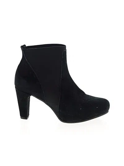 Pre-owned Cordani Ankle Boots In Black