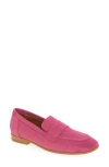 Cordani Ardelle Moc Toe Loafer In Fuschia Suede
