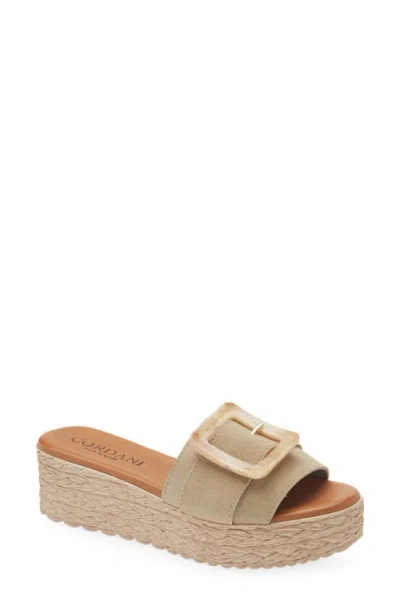 Cordani Beckett Platform Sandal In Nude