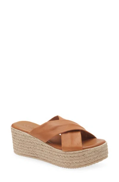 Cordani Bella Espadrille Wedge Sandal In Brown