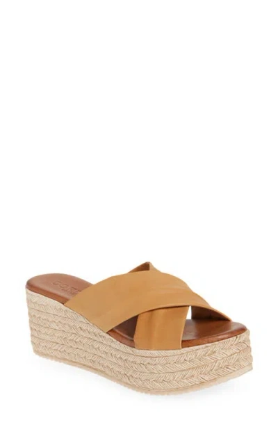 Cordani Bella Espadrille Wedge Sandal In Nut Leather