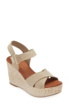 CORDANI BRITTANY ANKLE STRAP ESPADRILLE PLATFORM WEDGE SANDAL