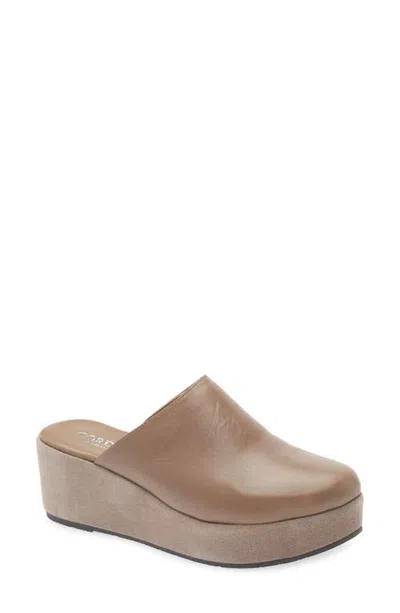 Cordani Camryn Platform Wedge Mule In Neutral