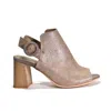 Cordani Gwen Sandals In Fango Shimmer Python Print In Multi