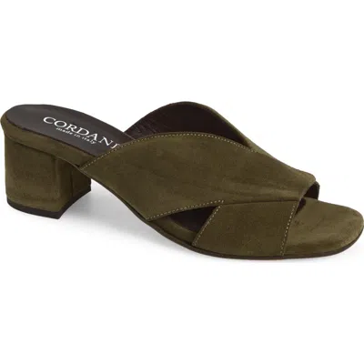 Cordani Ilene Slide Sandal In Green