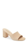 Cordani Irina Slide Sandal In Camoscio Cream