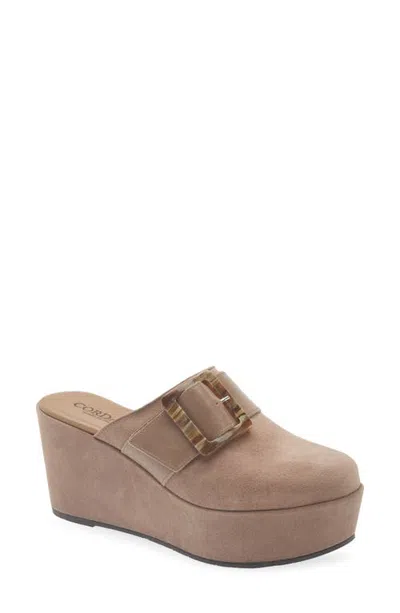 Cordani Jules Buckle Platform Clog In Pink