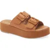Cordani Karson Platform Slide Sandal In Cuoio