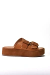 Cordani Karson Slide Sandals In Brown