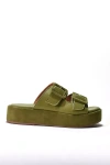 Cordani Karson Slide Sandals In Green