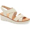 Cordani Margo Wedge Sandal In Beige