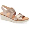 Cordani Margo Wedge Sandal In Bronze