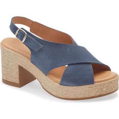 Cordani Marianne Slingback Platform Sandal In Blue
