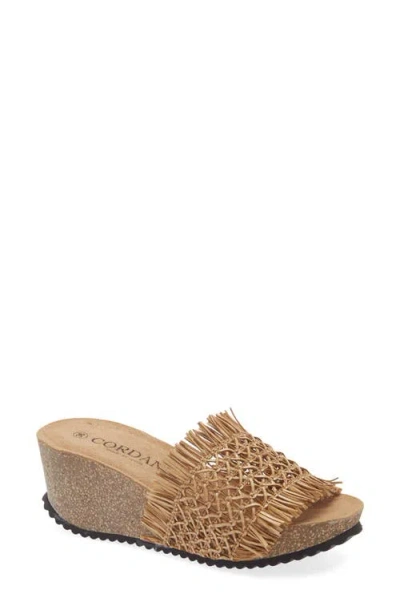 Cordani Mattina Fringe Platform Sandal In Nude
