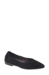 Cordani Mavis Pointed Toe Flat In Black