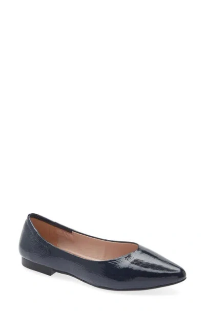 Cordani Mavis Pointed Toe Flat In Blue