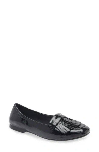 Cordani Mistie Fringe Trim Loafer In Black
