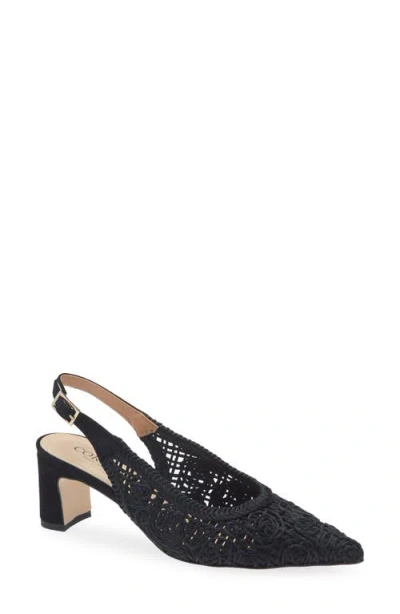 Cordani Nikole Slingback Pointed Toe Pump In Black