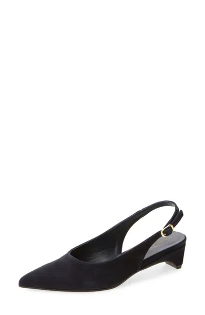 Cordani Royce Leather Slingback Pump In Blue