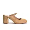 Cordani Shayna Sandals In Camel Suede