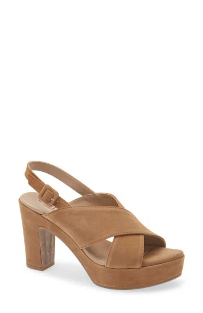 Cordani Teresa Slingback Platform Sandal In Brown